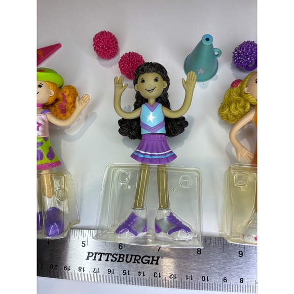 Set of 3 Groovy Girls Vintage Cheerleader Dolls with Accessories for Kids - Picture 5 of 9